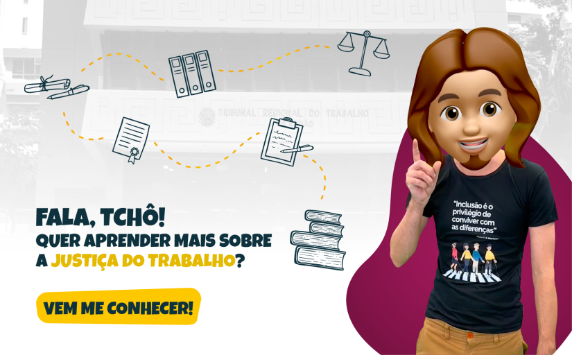 Imagem da página contendo um texto de abertura e o avatar do Catarino