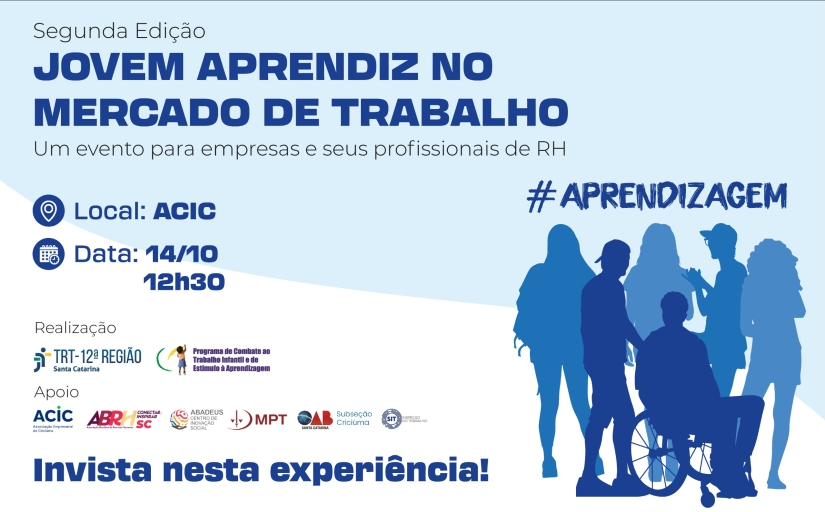 Imagem ilustrativa com o título: Jovem Aprendiz no Mercado de Trabalho