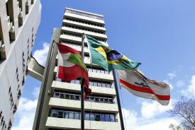 Foto da fachada do Tribunal