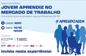 Imagem ilustrativa com o título: Jovem Aprendiz no Mercado de Trabalho
