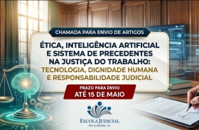 Imagem ilustrativa com divulgação da 38ª edição da revista do TRT