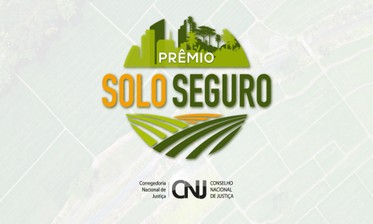 Imagem ilustrativa em verde com a frase " Prêmio Solo Seguro"